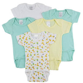 Bambini Short Sleeve One Piece - 5 Pack