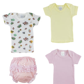 Girl's T-Shirts and Fancy Pants Underwear Set