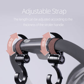 Baby Stroller Hooks - Diaper Bag Hanger, Stroller Accessories